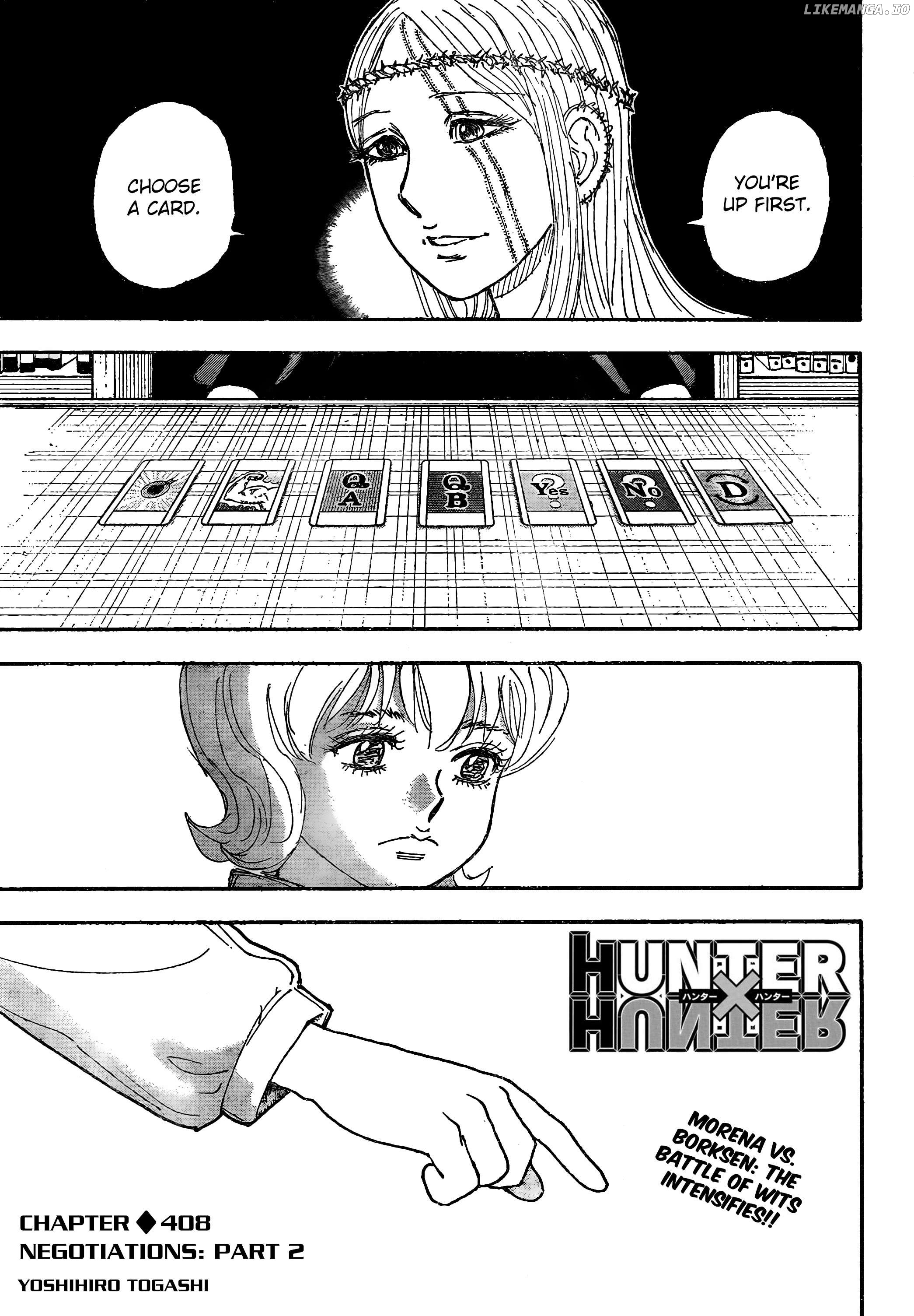 Hunter x Hunter, Chapter 408 image 01
